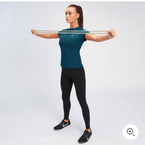 MyProtein Teal Women’s Performance T Shirt Workout Top ✨ SALE 50% OFF BUNDLES - Picture 4 of 5